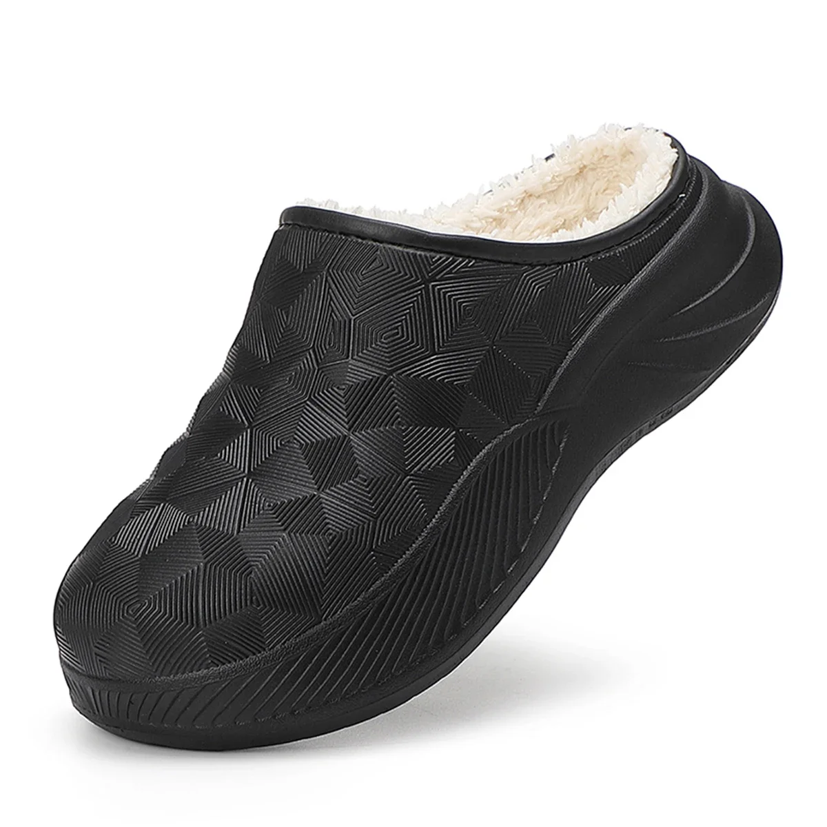 نعل سميك للمنزل داخلي خارج الرجال والنساء الأزواج مقاوم للماء الشتاء المنزلية الدافئة رقيق النعال أفخم أحذية قطنية السيدات