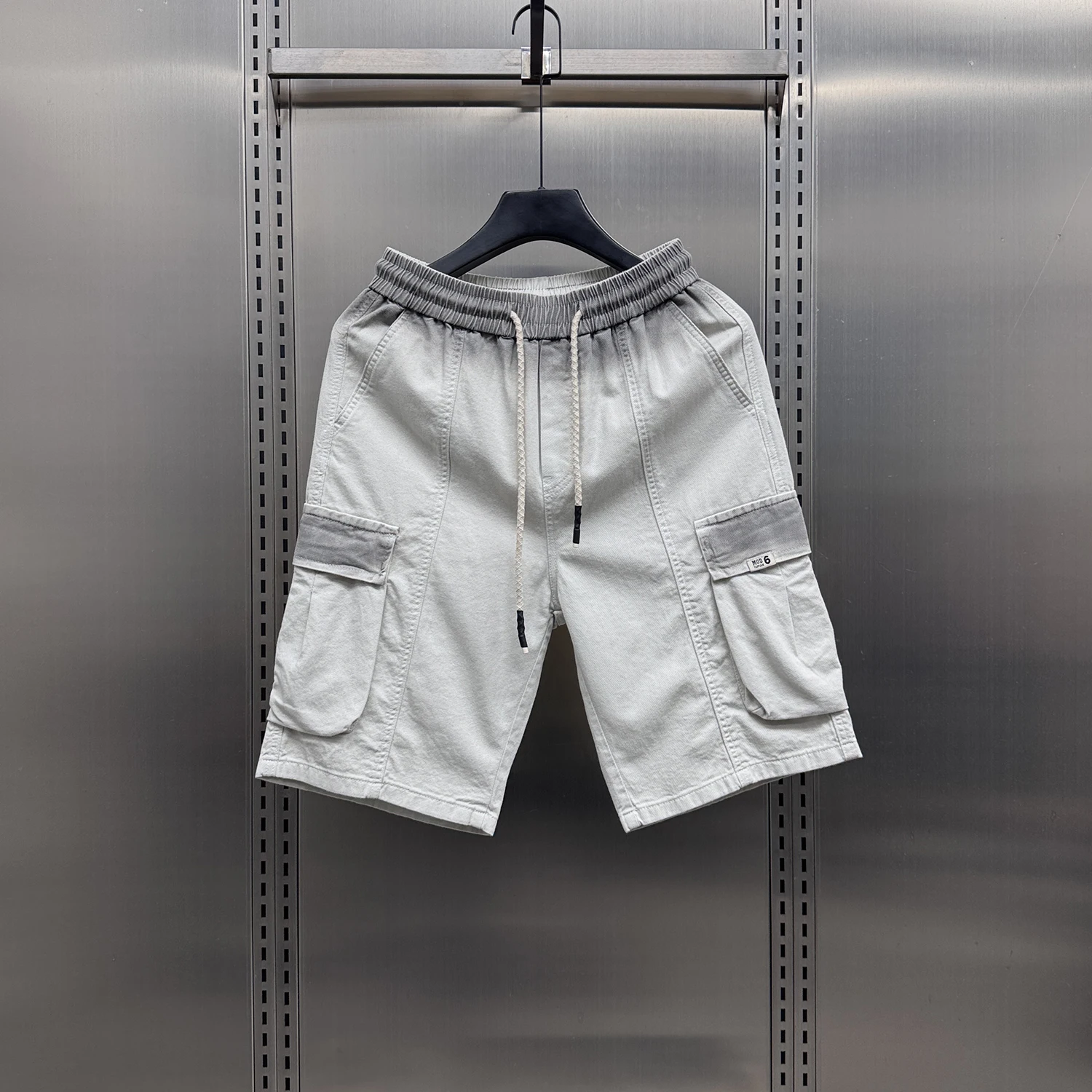 

American Casual Workwear ort Pants Men's High Faion Cool Sensation Summer Outdoor Wear Loose Fit Mid-Calf orts