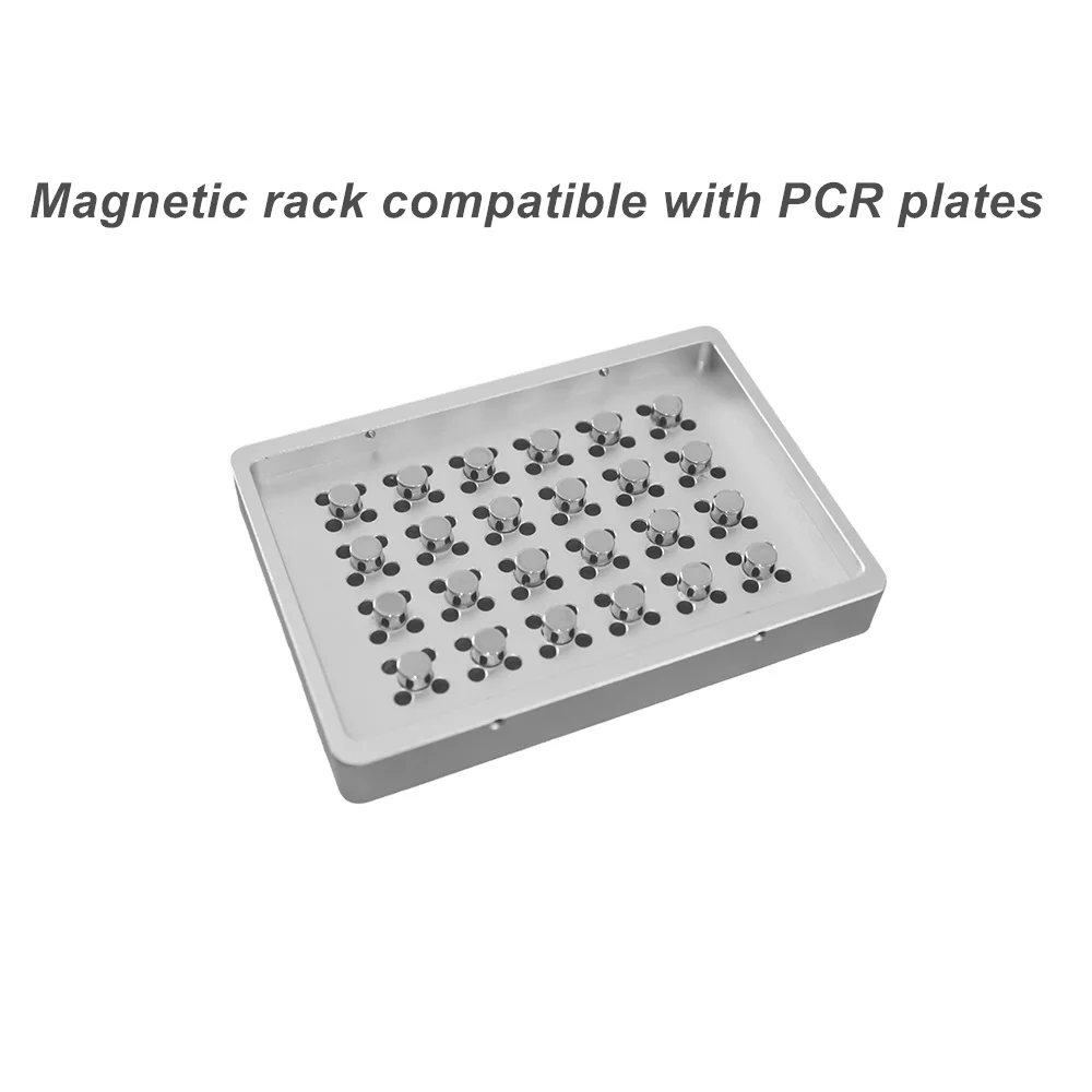 LAB Magnetic Bead Extraction Rack for 96-Well PCR Plates