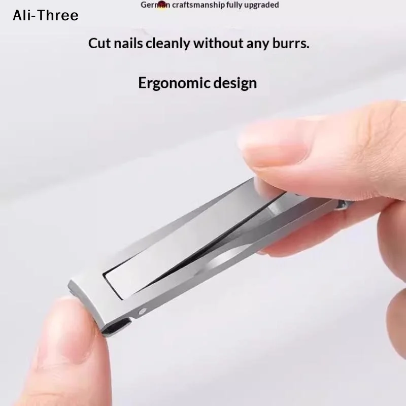 1Pcs Ultra Thin Nail Clippers Portable Foldable Multi-function Nail Clipper Dead Skin Remover Pliers Nail Tool