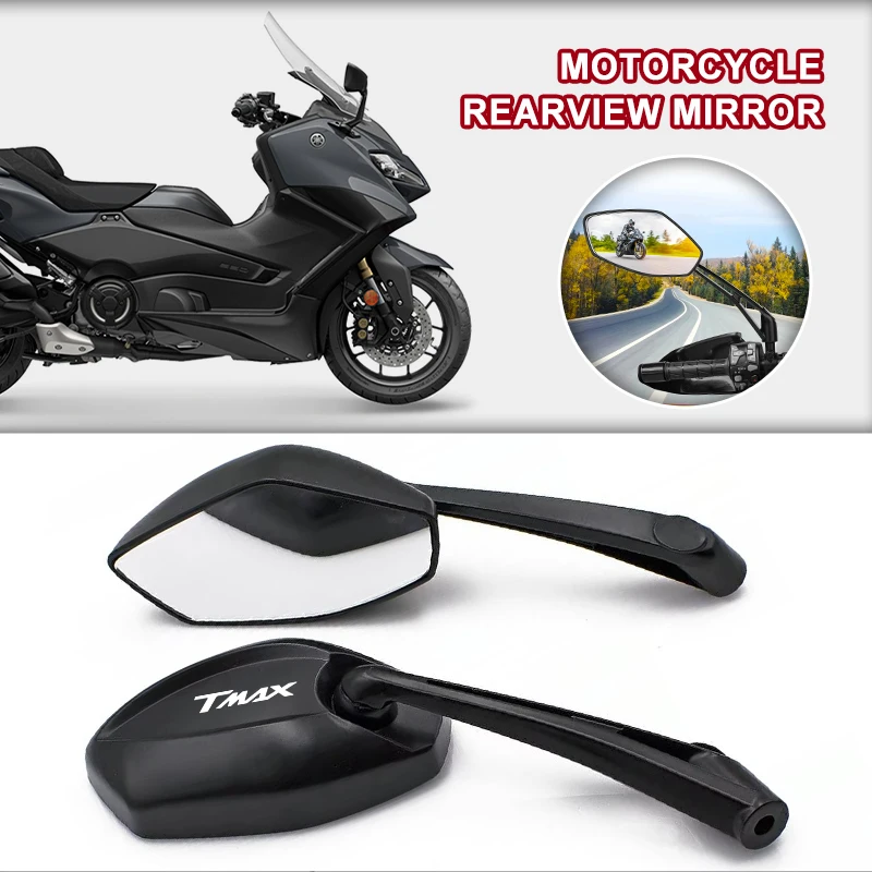 Adjustable Motorcycle Side Rearview Mirror Handlebar Rear view For TMAX 530 Tmax 500 T-MAX 560 TMAX530 tmax560 XMAX NMAX VMAX