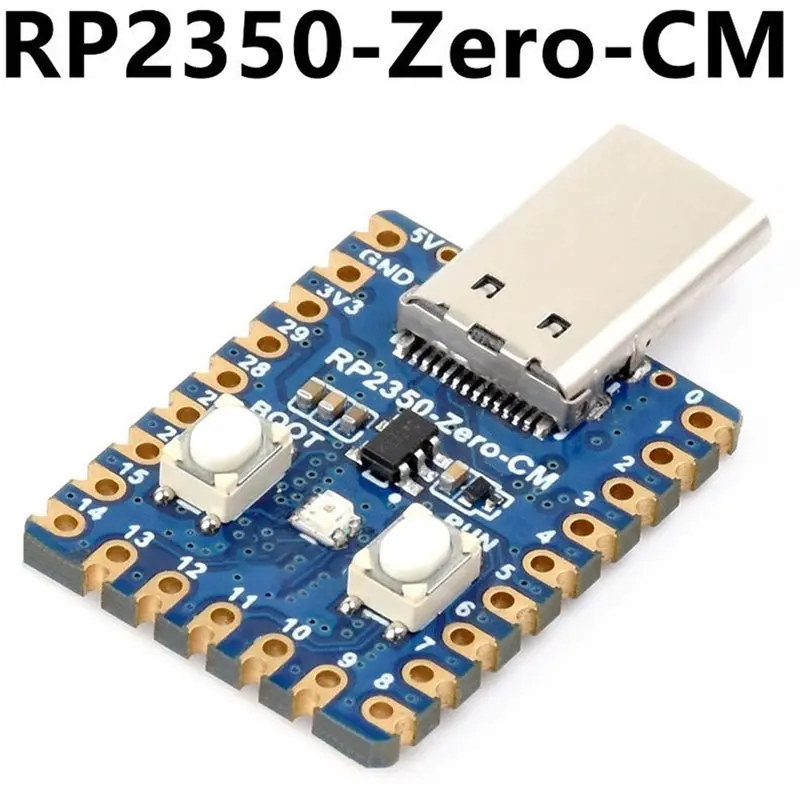 ABJF-RP2350A Zero Cm Mini Development Board Dual-Core And Dual-Architecture Onboard Type-C Male Port For Raspberry Pi Pico 2