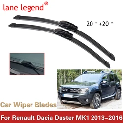 Набор автомобильных стеклоочистителей для Dacia, Renault Duster 1, 2013, 2014, 2015, 2016, лобовое стекло, 20 + 20 дюймов