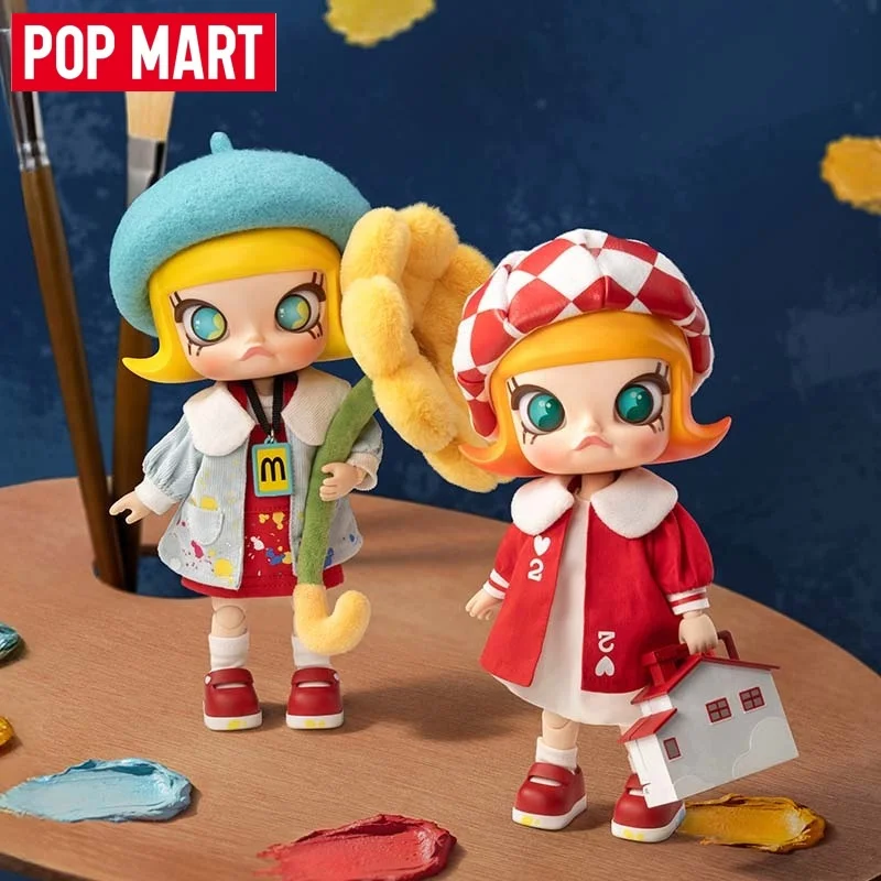 

Коллекционная фигурка POPMART Molly из серии «20-летие», масштаб 1/8, в слепой коробке, подарок для любителей аниме, декор для рабочего стола