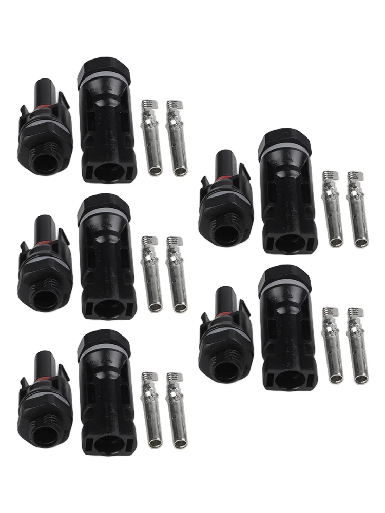 Reliable for solar Panel Connector For Range of PV Cables Useful Power Distributor Adapter Secure Long Lasting 5Pairs Pack