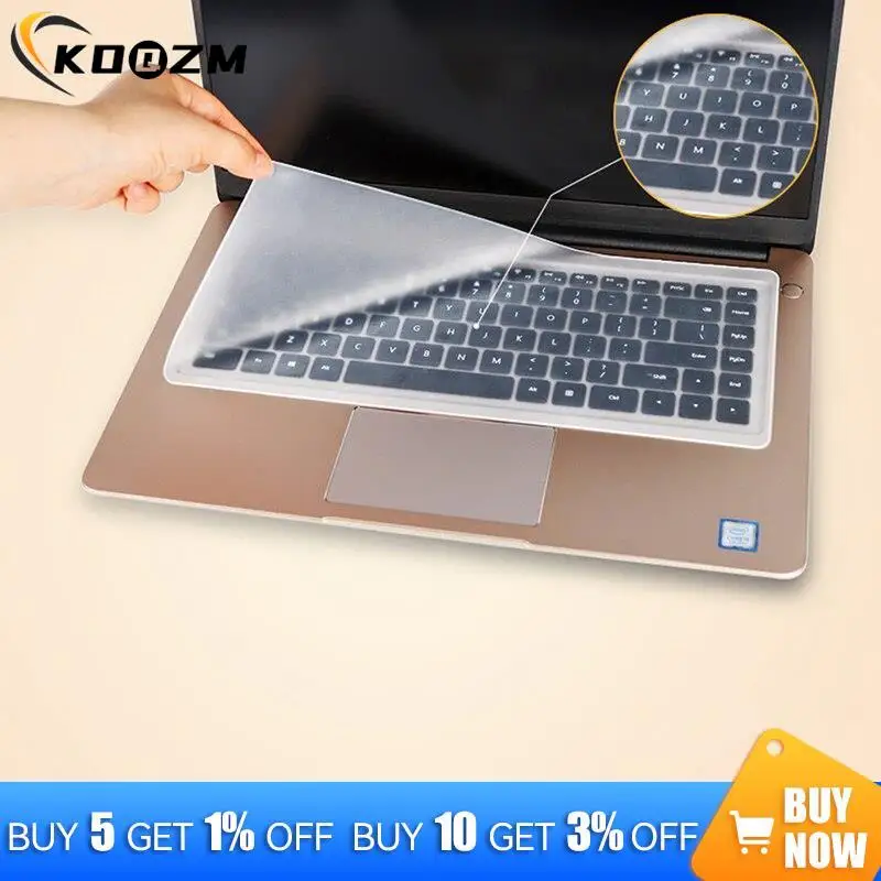 Protetor universal do teclado do portátil, impermeável, anti-dustproof, silicone, película protetora, 12-17 polegadas