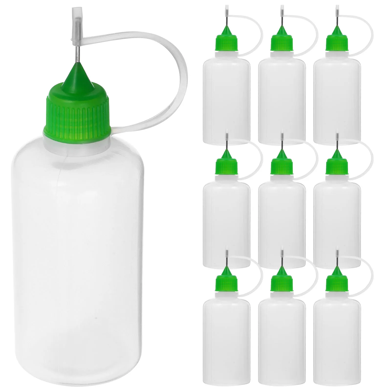 

10 Pcs Bottle Needle Tip Glue Bottles with Fine Tips Dispenser Dispensing Squeeze
