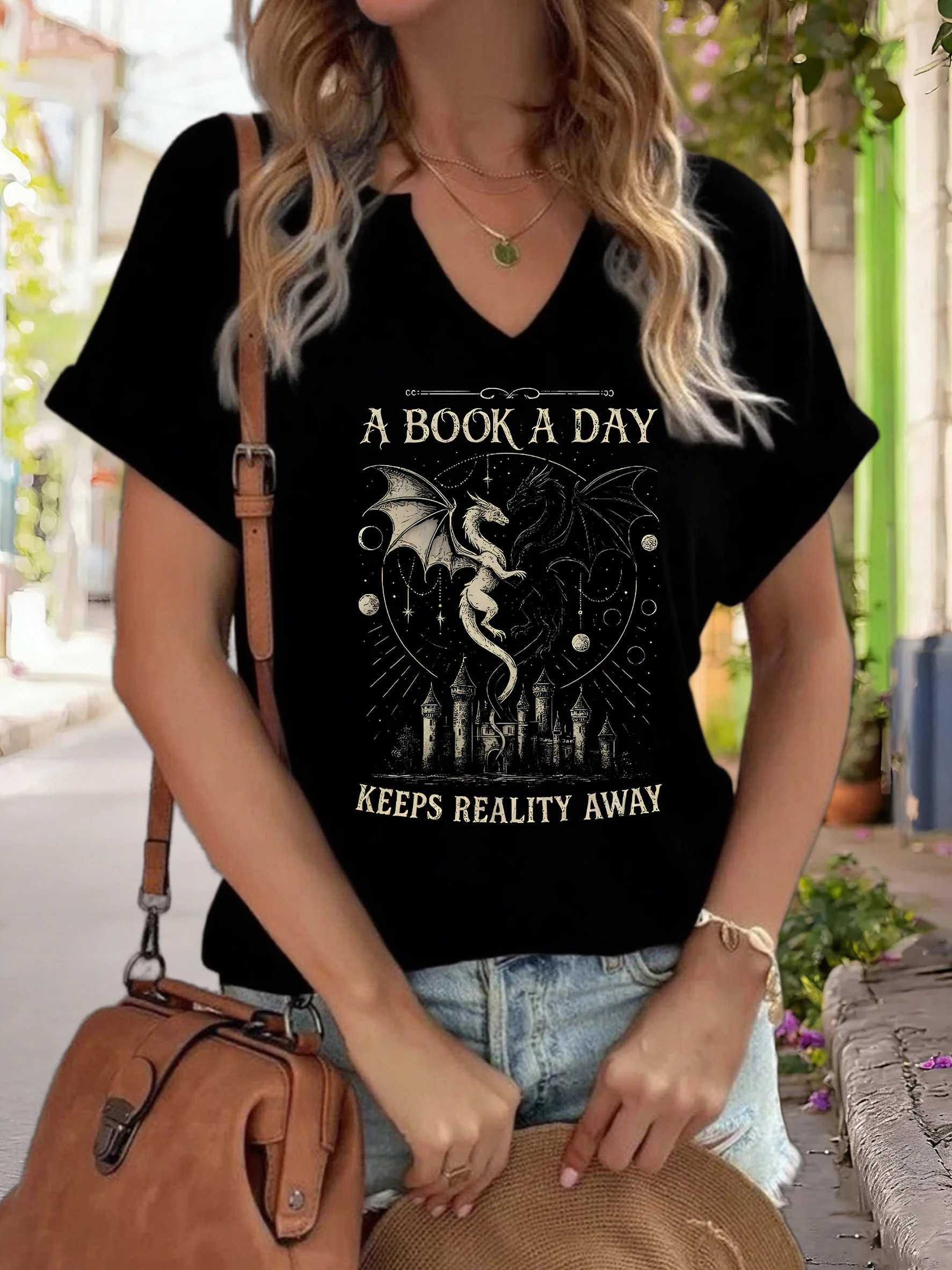 Women's V-Neck "A B…