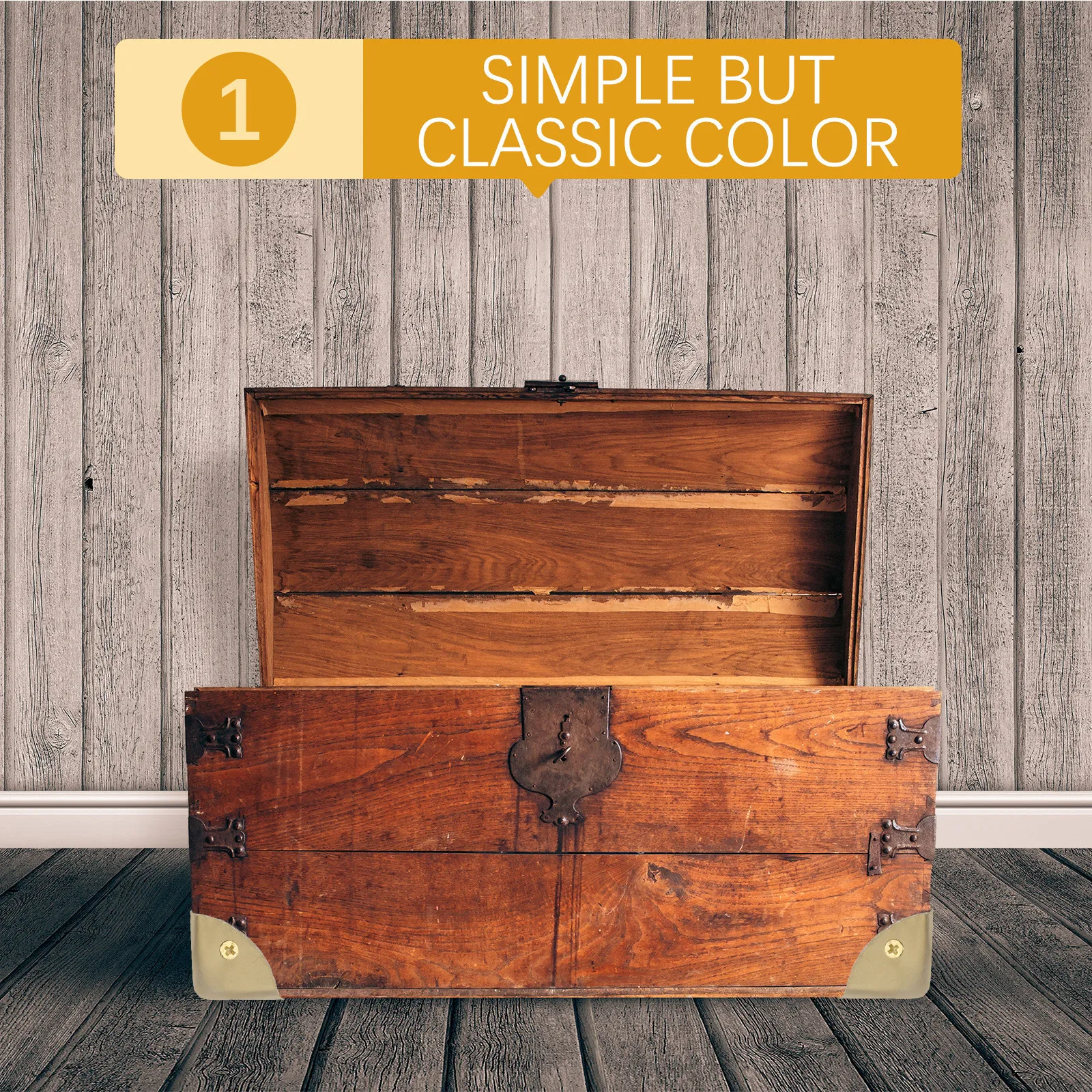 8Pcs Elegant Wooden Box Corner Protectors Classic Design Cabinet Corner Protectors for Gift Boxes Wine Cases Toolboxes Furniture