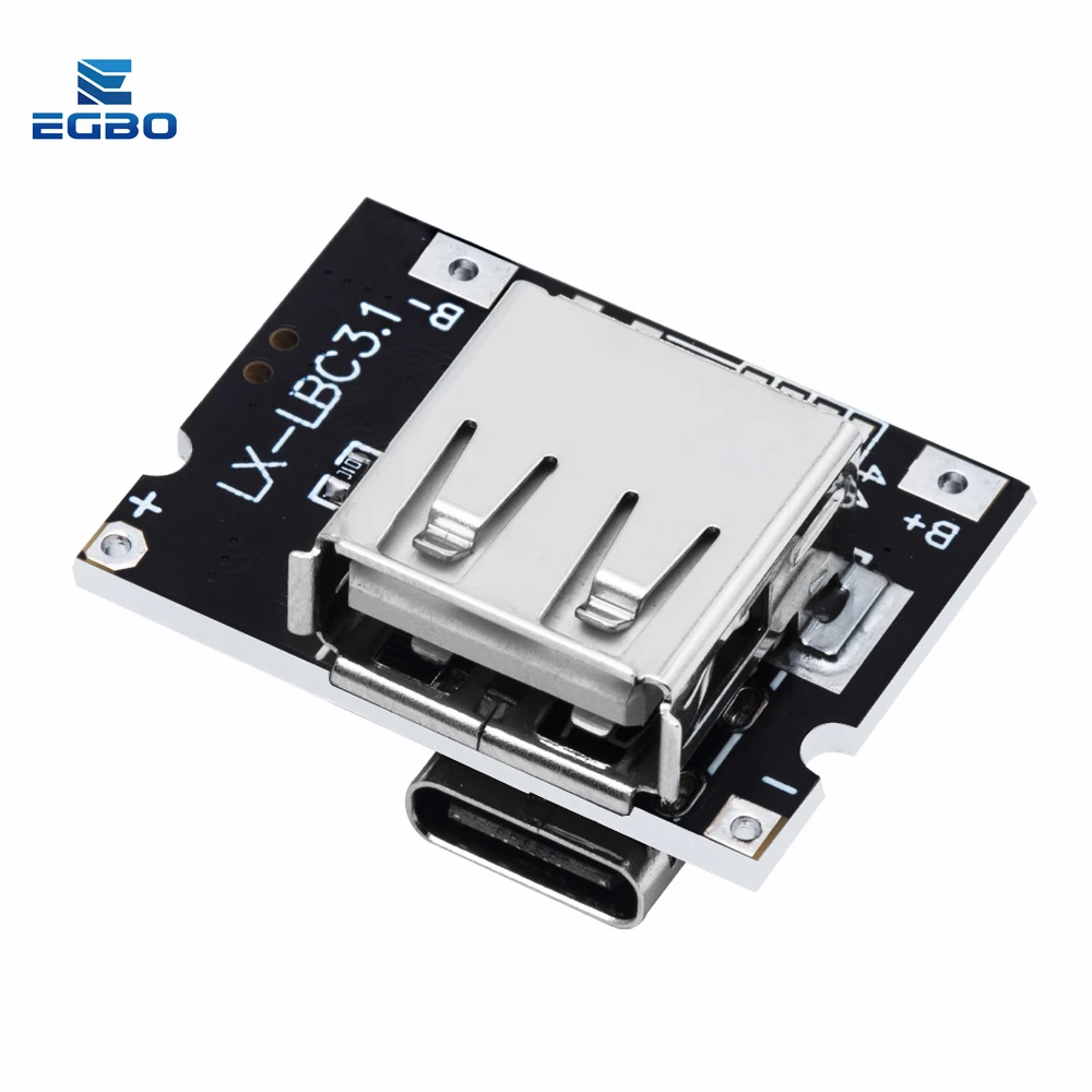 Type-C USB 5V 3.1A Boost Converter Step-Up Power Module IP5310 Mobile Power Bank Accessories With Switch LED Indicator