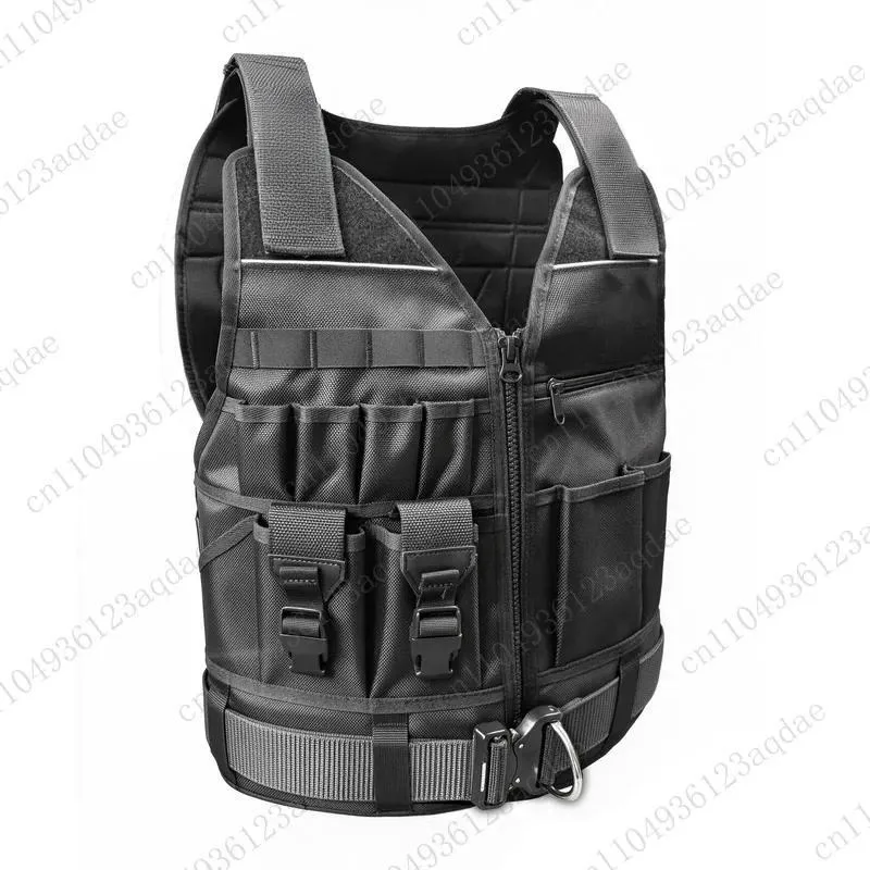 Multifunctional Tools Vest Toolkit Wear-resistant Electrical Vest Woodworking Clothing Outdoor Vest Protective