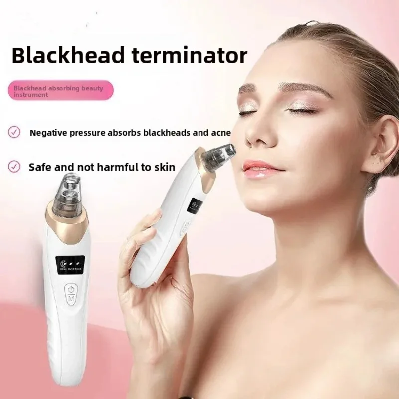 New Electric Blackhead Extractor, Rechargeable Blackhead Suction Device, Bubble Facial Cleanser, Pore Cleaner, Blackhead Remover