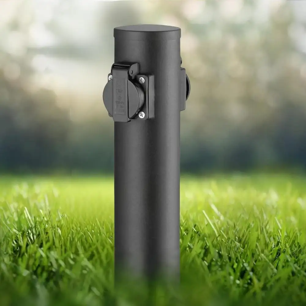 Outdoor Waterproof Garden Socket with Pin Moisture-Proof Charging Pile for Secure Electrical Connections
