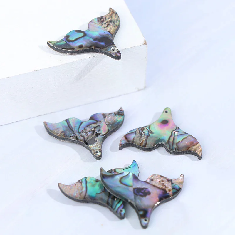 

5 шт. подвесок в форме рыбьего хвоста из перламутра для изготовления украшений своими руками, высокое качество