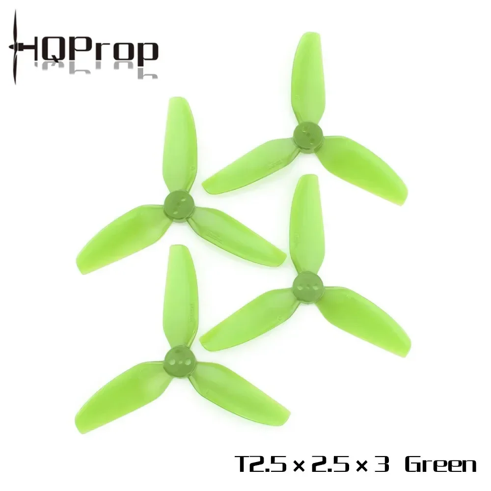 HQProp T2.5X2.5X3 TR2.5X2.5X3 2.5 inch 3-Blade Poly Carbonate FPV Propeller for FPV Racing Drone Quadcopter Accessories