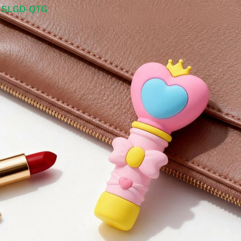 HOT！1Pcs 5ml Heart Shaped Magic Wand Atomizer Portable Spray Bottle Mini Makeup Water Spray Travel Essential Cute Sub-bottling