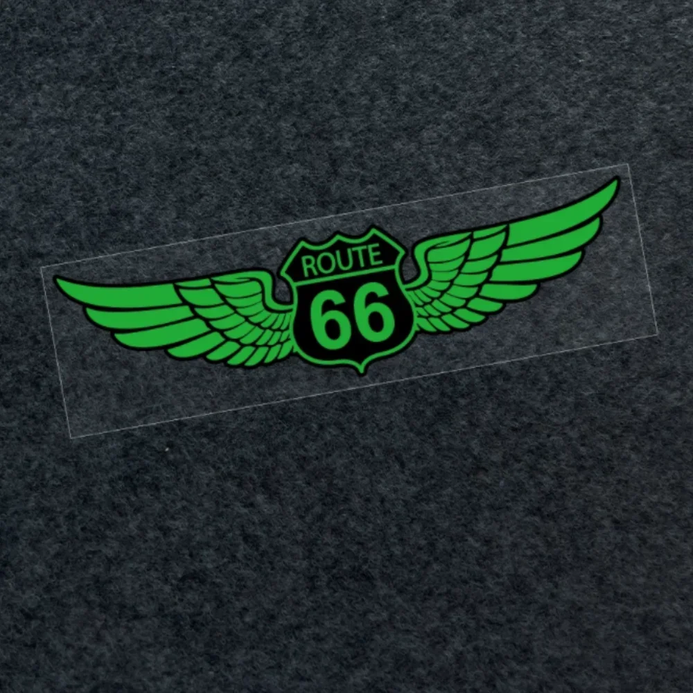 US ROUTE 66 Wings High Speed ExpressWay Stickers Decal Car Styling Vinyl Tape Auto Truck Motorbike Fuel Tank Graphics