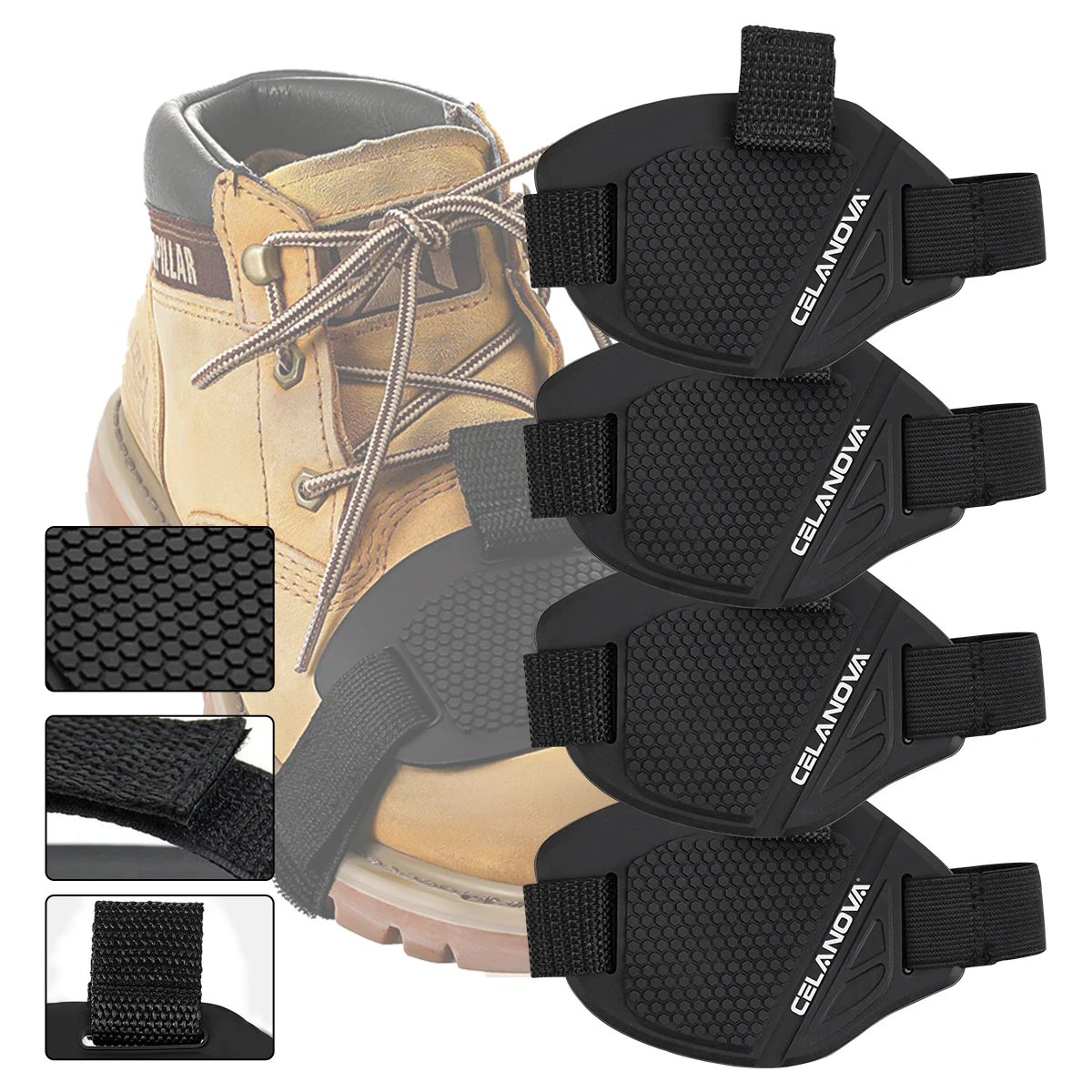 

Universal Motorcycle Shoe Cover Guards Motorbike Gear Shift Pad Anti-slip Durable Boot Protector Anti-skid Gear Shifte