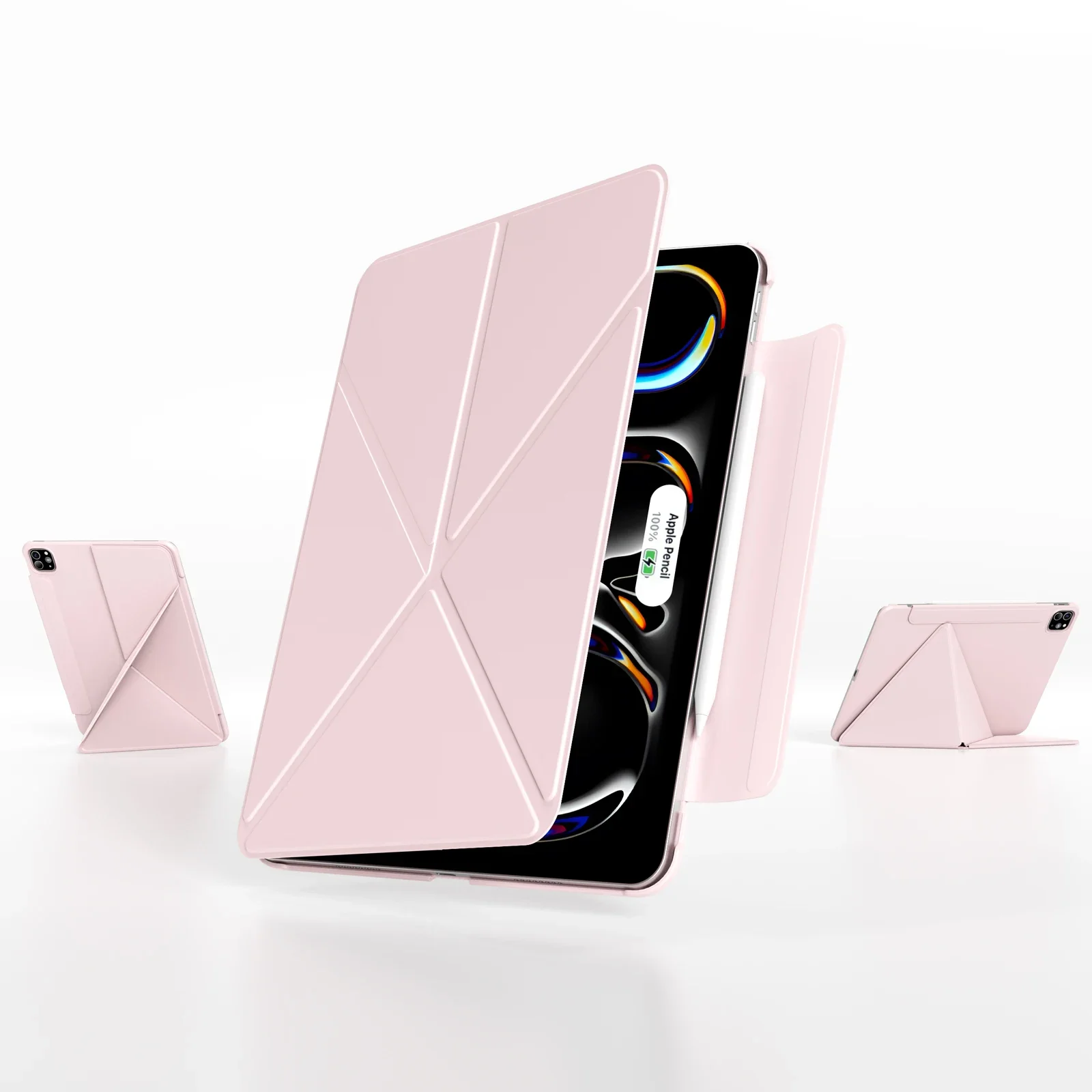 Magnetic K Fold Case for IPad 11th 2025 10th Pro 11 13 12.9 Inch for IPad 10.2 Air 7 11 13 M3 Air4/5 Mini 6 7 A17Pro 2025 Cover