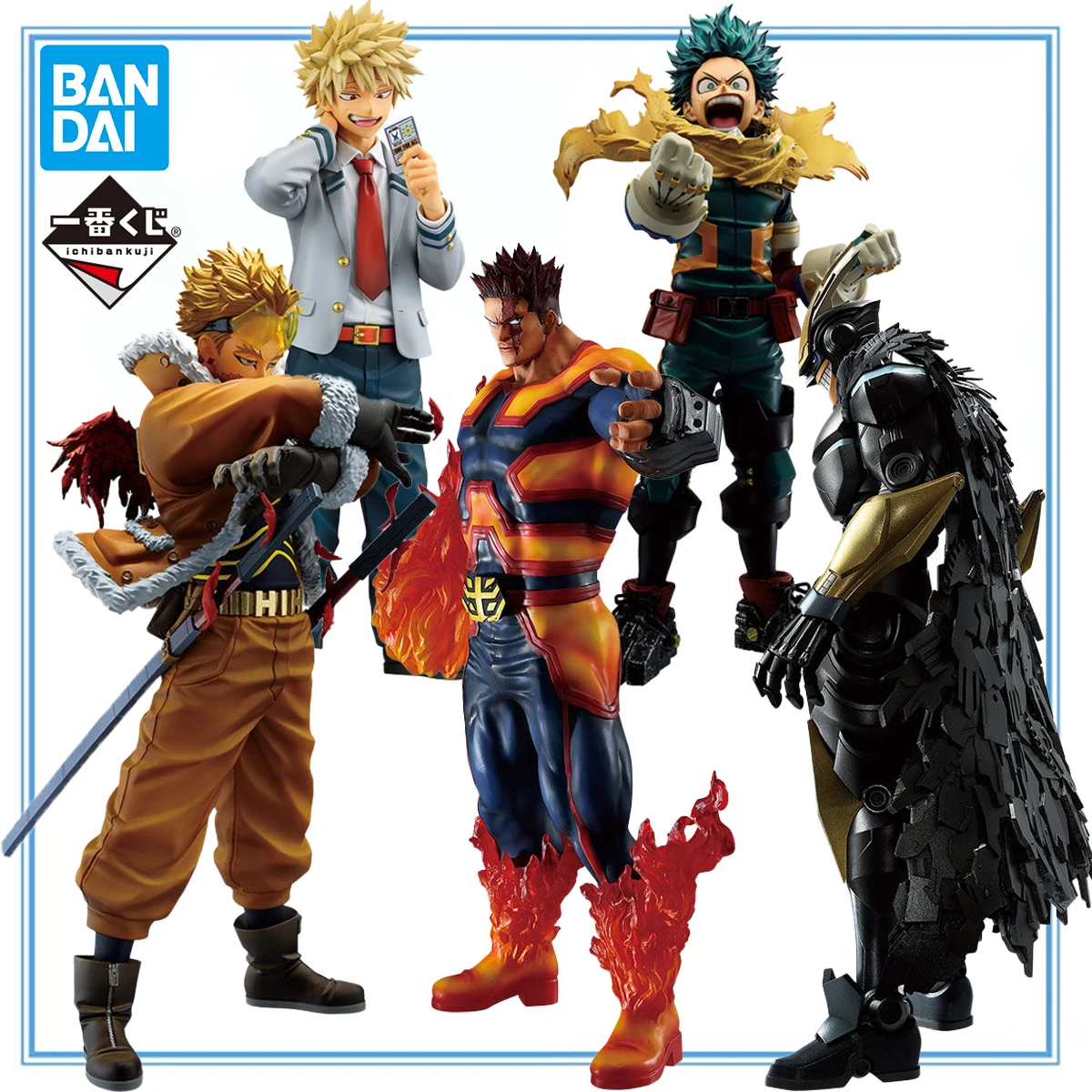 

Оригинал в наличии Bandai Spirits Ichiban Kuji Masterlise Boku No Hero Academia Midoriya Izuku Bakugo Katsuki Endeavor Hawks
