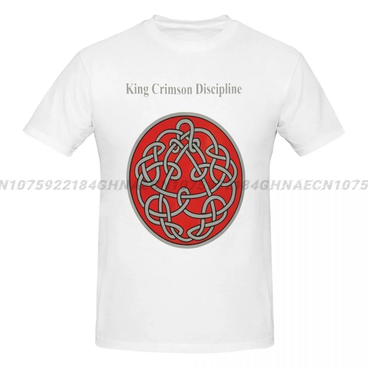 King Crimson Men Discipline Funny Tops Summer Cotton T-shirt for Men Casual O-Neck Tee Shirts Streetwear Basic Top