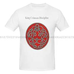 King Crimson Men Discipline Funny Tops Summer Cotton T-shirt for Men Casual O-Neck Tee Shirts Streetwear Basic Top