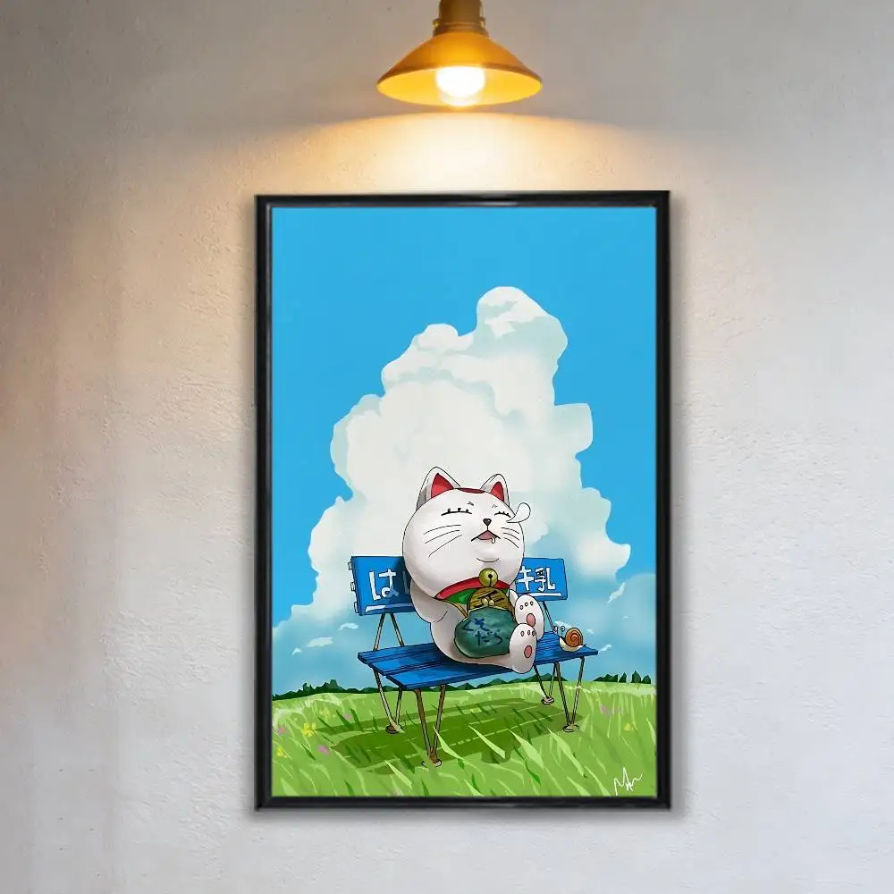 Momo Ayase Turbo Granny Dandadan High Quality Dorm Living Room Aesthetic Wall Decoration Painting Poster Stickers Gift