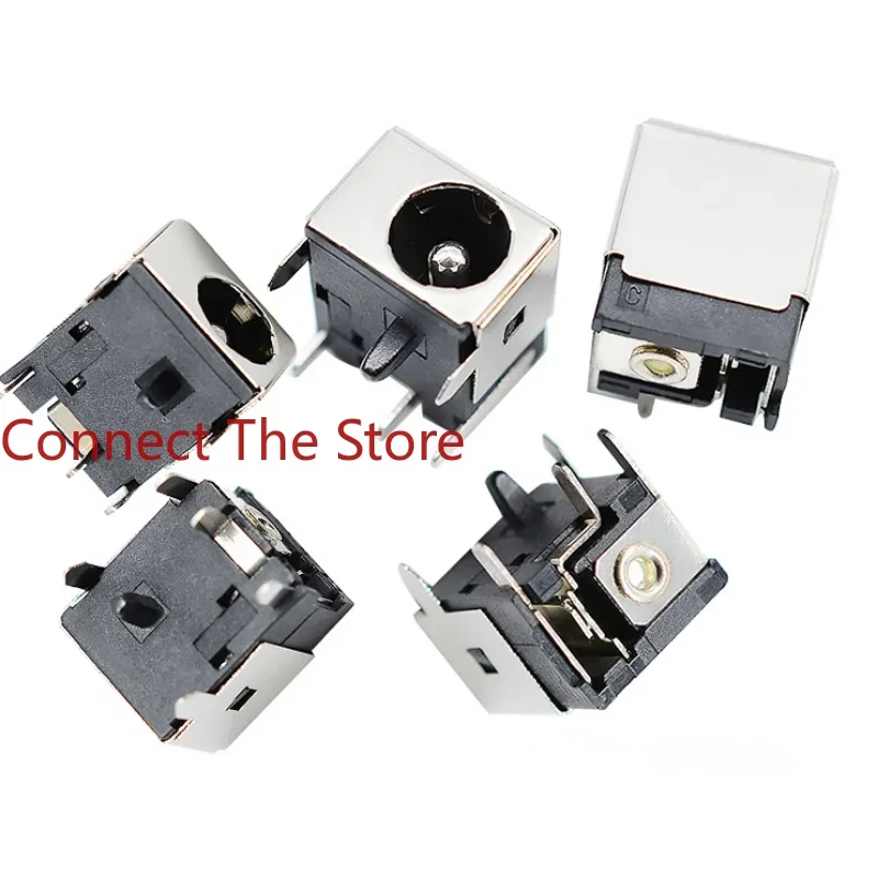10PCS DC044F Steckdose Weibliche Basis Hohe Strom Lade Metall Shell Temperatur Stecker 5-pin DC5521