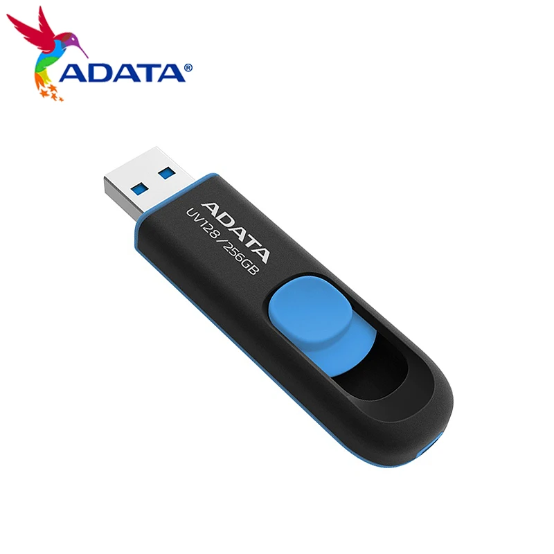 Оригинальный USB-накопитель ADATA, 32 ГБ, 64 ГБ, 128 ГБ, 256 ГБ, UV128G, USB3.2, флэш-накопитель для компьютера и устройства USB-A