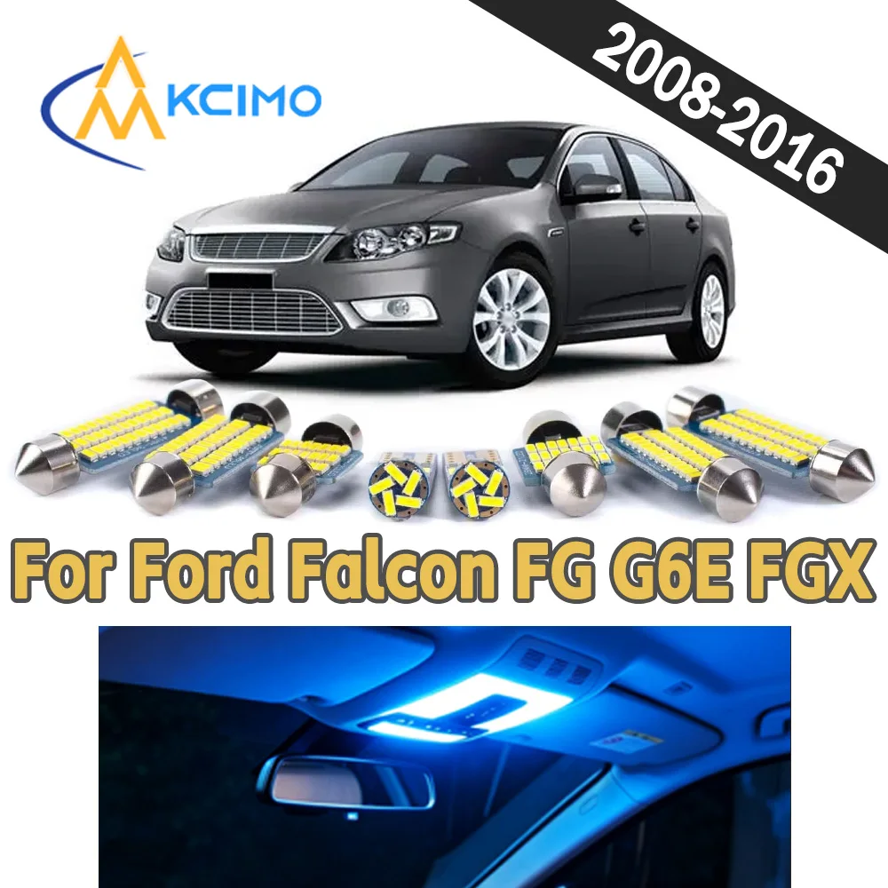 

Energy Efficient Car Interior LED Light Bulbs Anti Flicker CANBUS Indoor Reading Lights For Ford Falcon FG G6E FGX 2008-2016