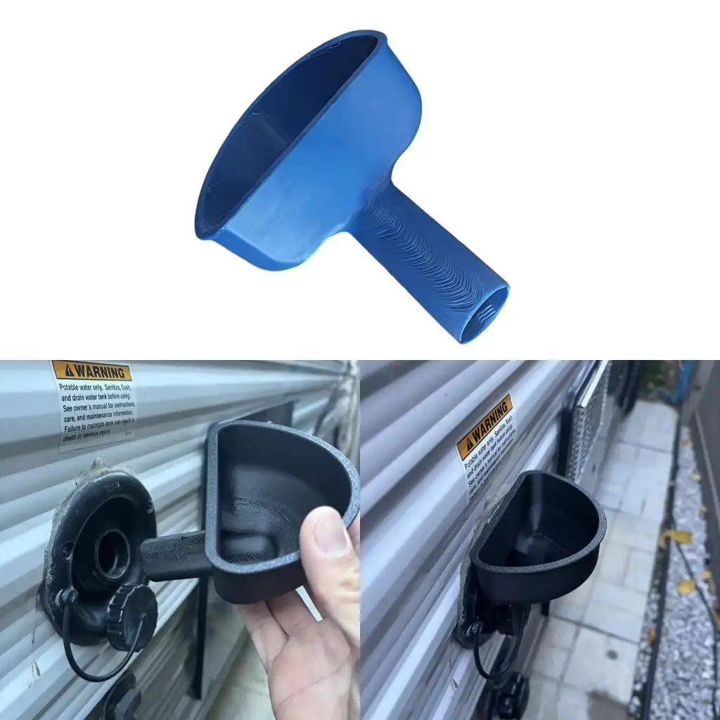 Campers Water Filler Funnel Water Filling For Outdoor Enthusiasts