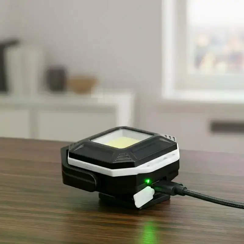 Rechargeable LED Work Light Waterproof Inspection Lamp: Magnetic Base Car Repair Emergency Workshop Use 1PC