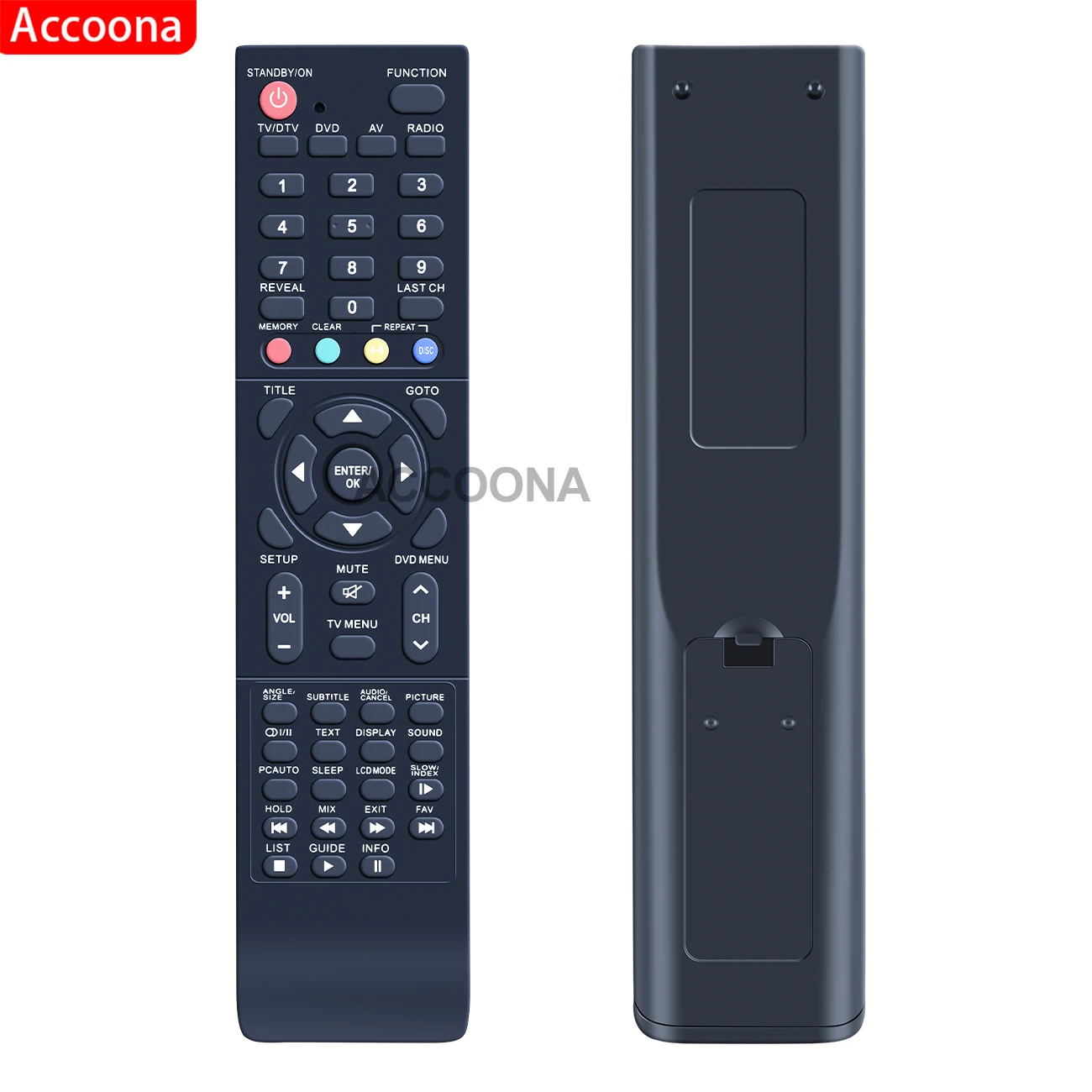 Remote control for Alba VARI BUSH BTVD-03 BTVD31217S2  ATVD91186P BTVD91186P Tv