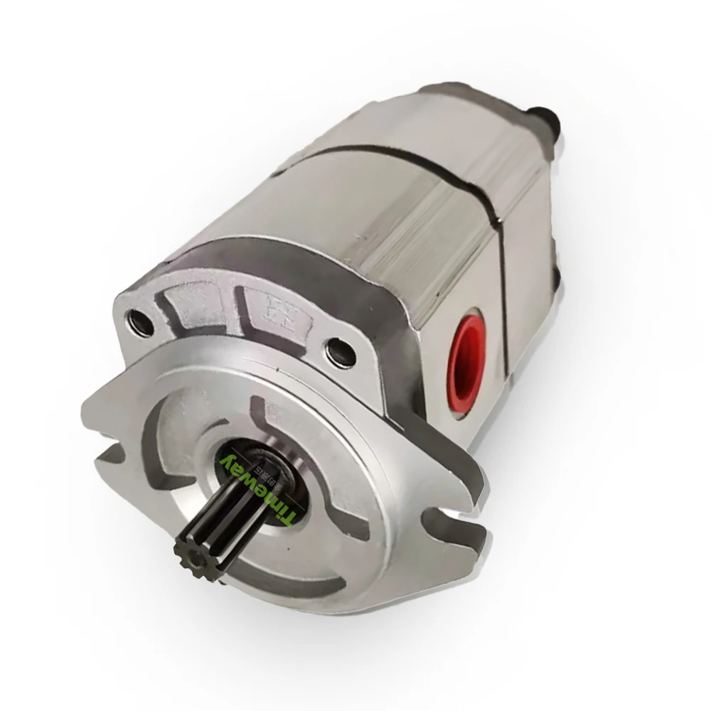 PGP Hydraulic Gear Pump PGP51093 PGP51083 PGP51103SLP Double Pump PGP51093GLP PGP51083GLP PGP51093G3LP 1 Inlet 2 Outlet Ports