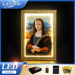 Lazishi LED lighting 31213 set suitable for Mona Lisa building block gift (excluding building blocks)