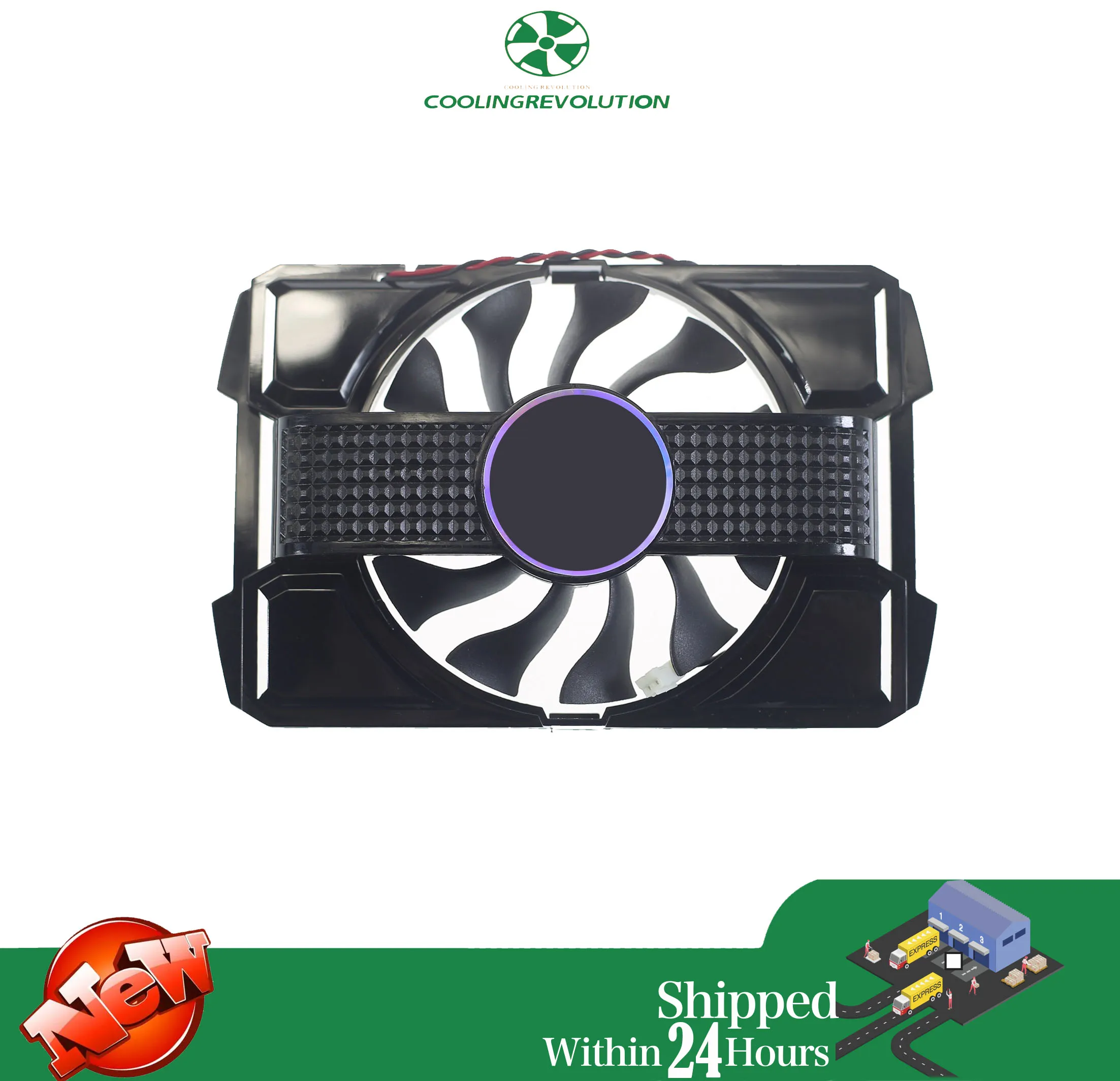 

R128015SM GPU VGA Cooler Cooling Fan For ASUS EAH6570/DI/1GD3 EAH 6670/DI/1GD3 EAH 4670 EAHG4670 Graphics Card As Replacement