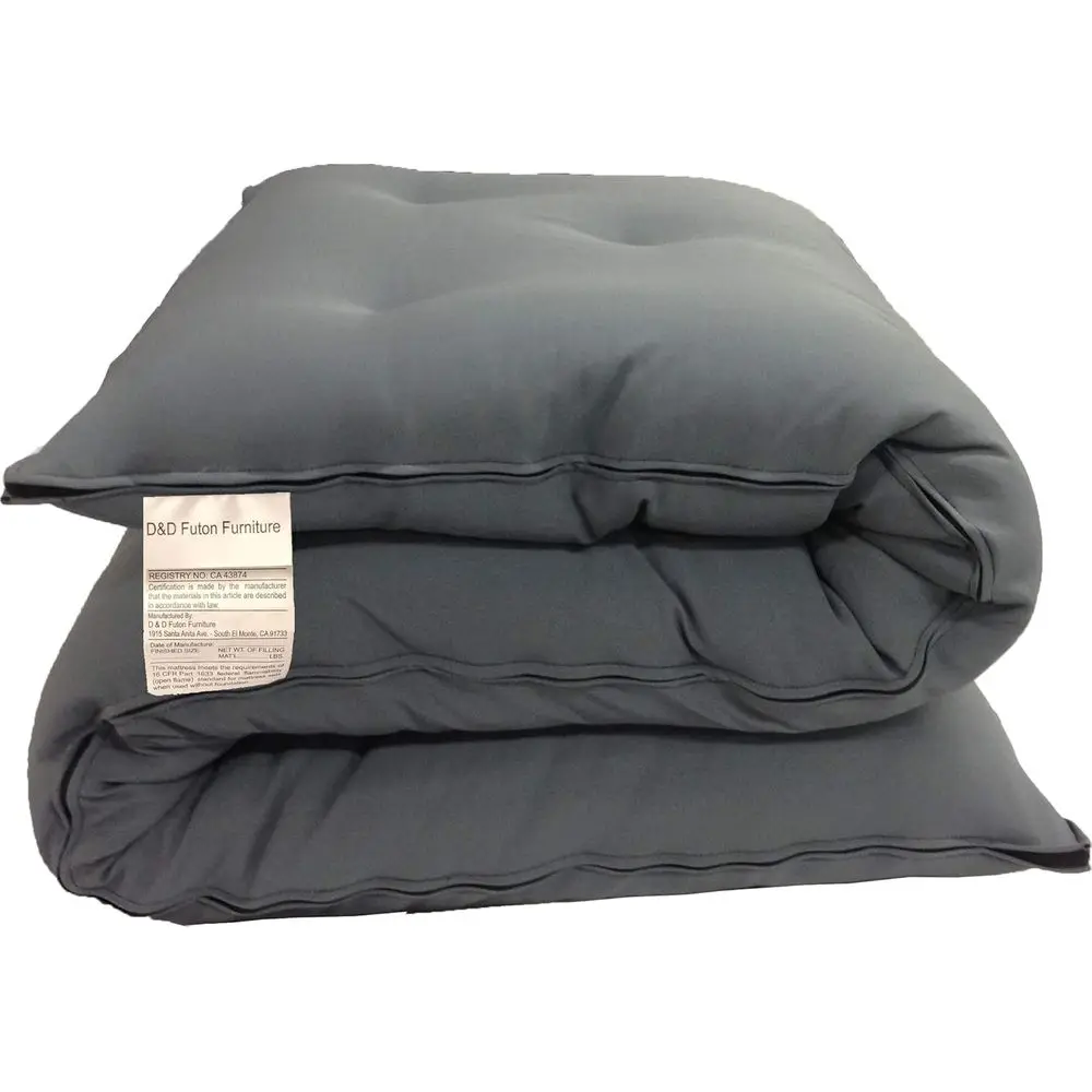 

Японский складной матрас-футон, 3-слойный, 27 x 80, серый