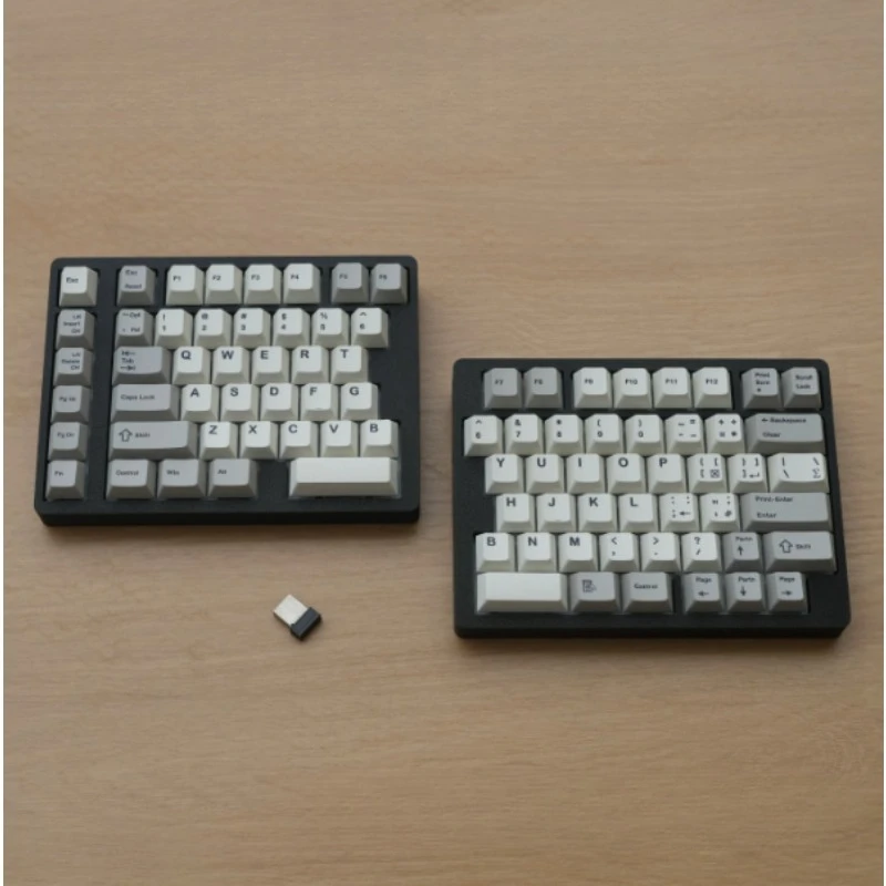 WS75 Wireless Split Keyboard Kit Custom Hotswap 2.4G Single Mode Ergonomics Keyboard 84 Keys Left Right Hands Keyboards QMKVIAL
