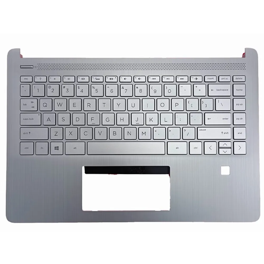 

FOR HP X360 14-DQ 14S-FR FQ TPN-Q221 Keyboard Palmrest Upper Case wi/Finger hole