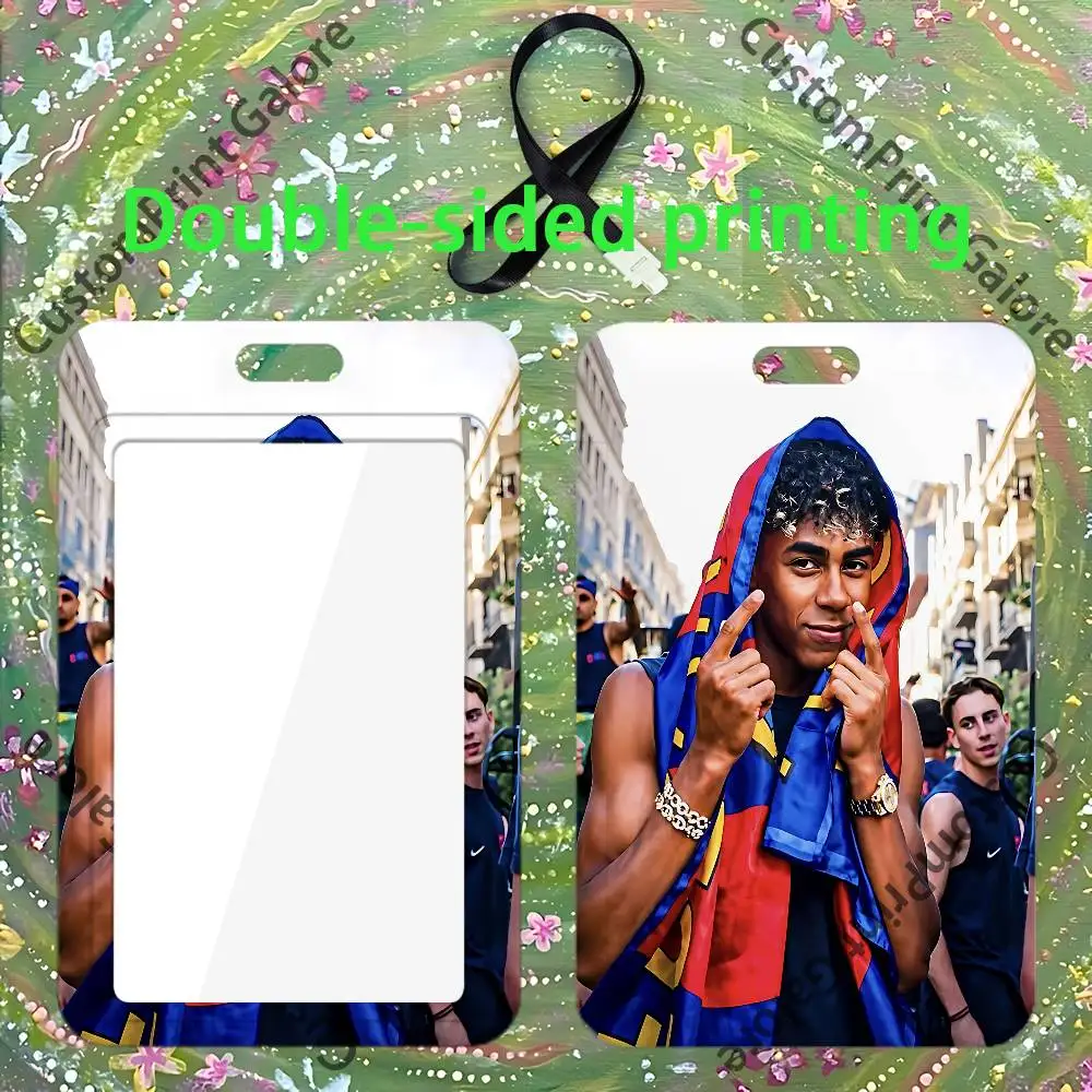 Y-Yamal Transparent PVC  ID Card Sleeve Badge Dustproof Case For Staff School Student Work Card