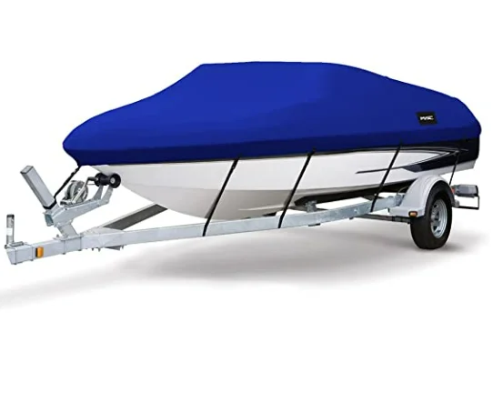 

High Quality Waterproof Polyester Boat Cover Sunblock Dust Storage Tarpaulin Outdoor Use for Boats and Costumes
