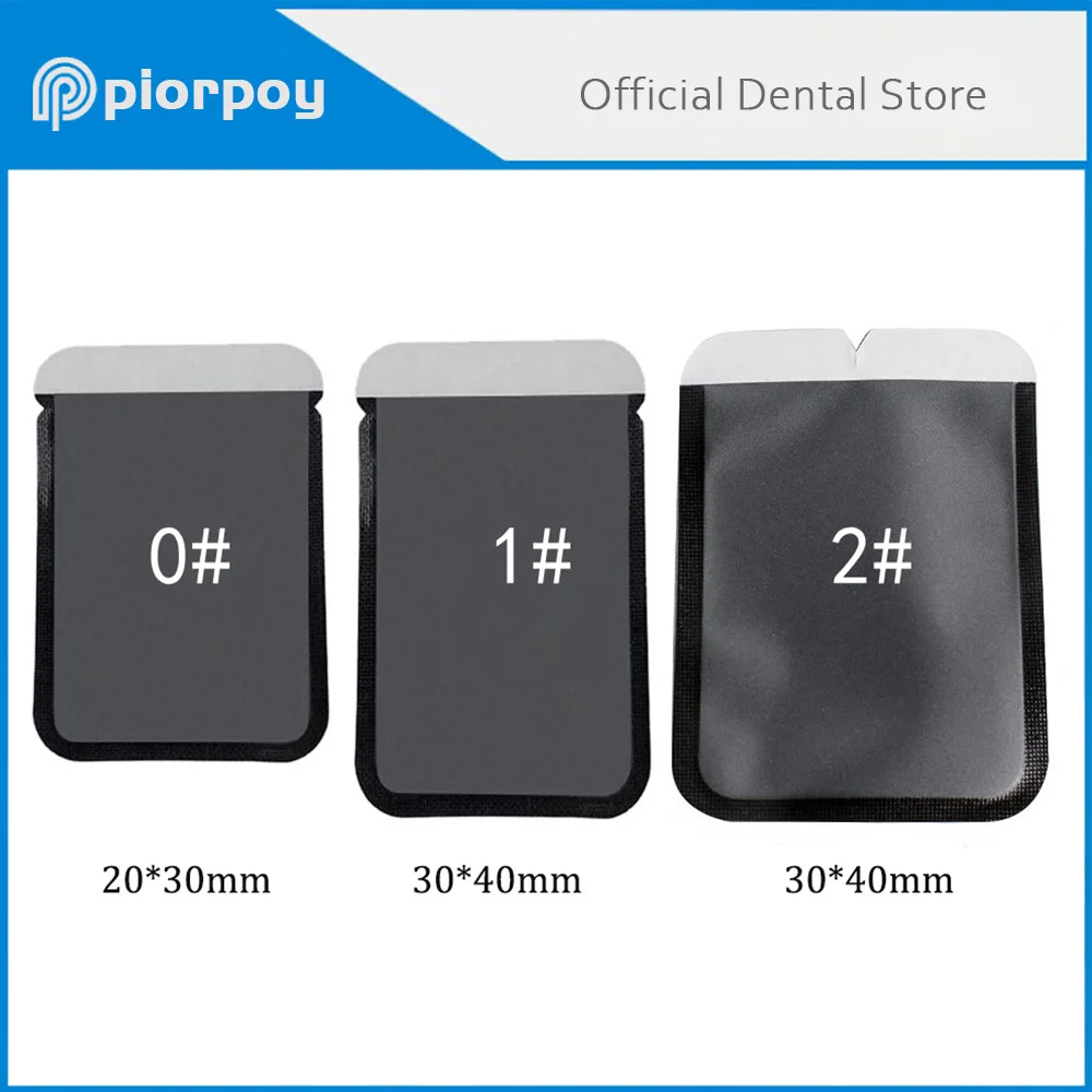 

PIORPOY 100 Pcs/Box Dental Disposable Digital X-Ray Scan X Barrier Envelopes Protective Pouch Cover Bags For Phosphor #0 #1 #2