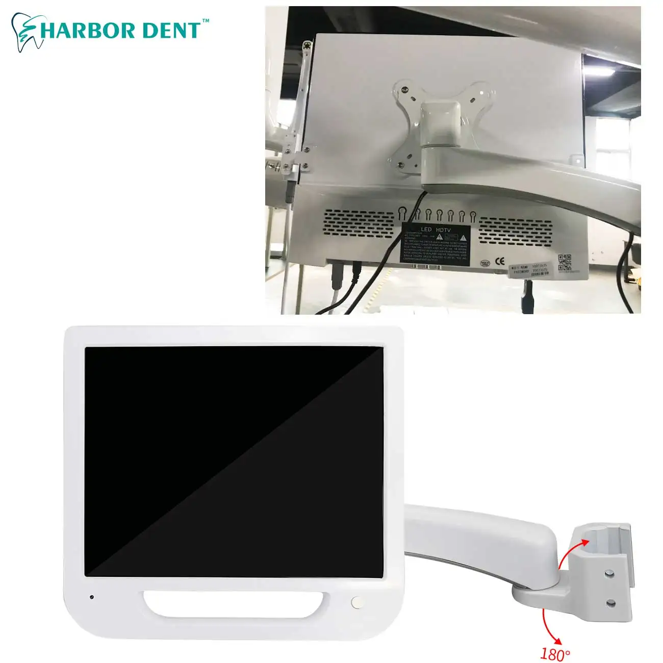 Dental LCD Monitor Holder Arm Bracket Rack For Intraoral Camera Endoscope Frame Dentist Lab Accessories45mm/50mm