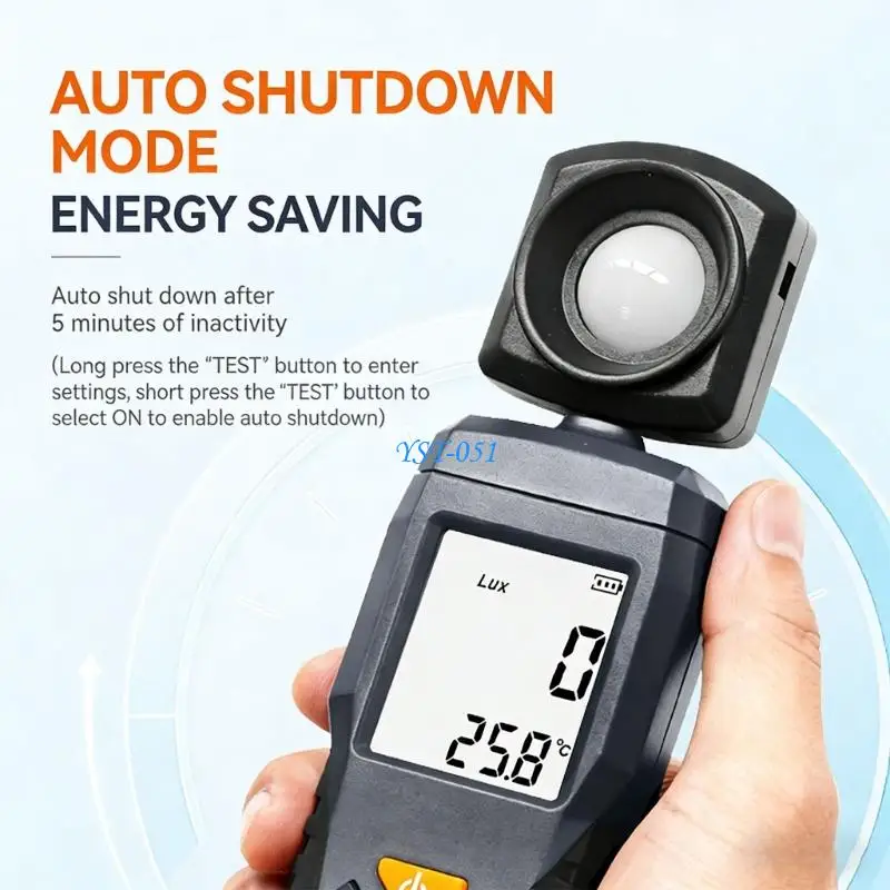 E15A Simple Light Analysis Equipment Having 180 Degree flexible Reader