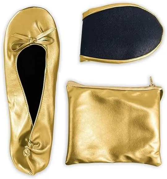 

Women's Foldable Ballet Dance Shoes Flats
