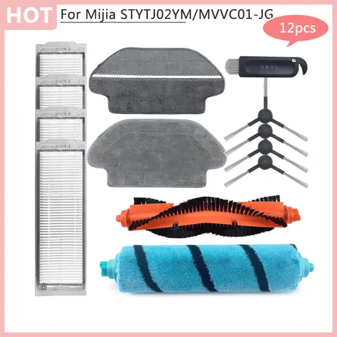 Per Xiaomi Mijia STYTJ02YM MVVC01-JG Spazzola laterale principale Filtro Hepa Straccio Aspirapolvere Viomi V2 PRO V3 SE Pezzi di ricambio
