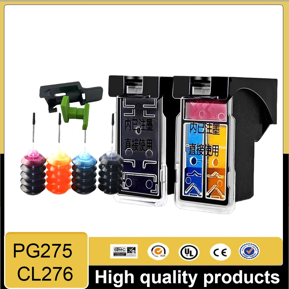 275XL 276XL PG275 CL276 Compatible Ink Cartridge For Canon Pixma TS3550i TS3551i TS3750i TS3751i TS3752i Printer Ink Cartridge