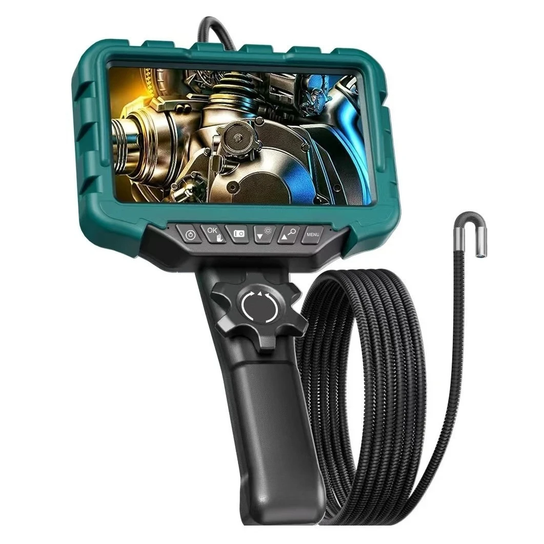 Industrial endoscope 360 ° steering 7 inch display high definition camera mechanical pipe car carbon deposit detection