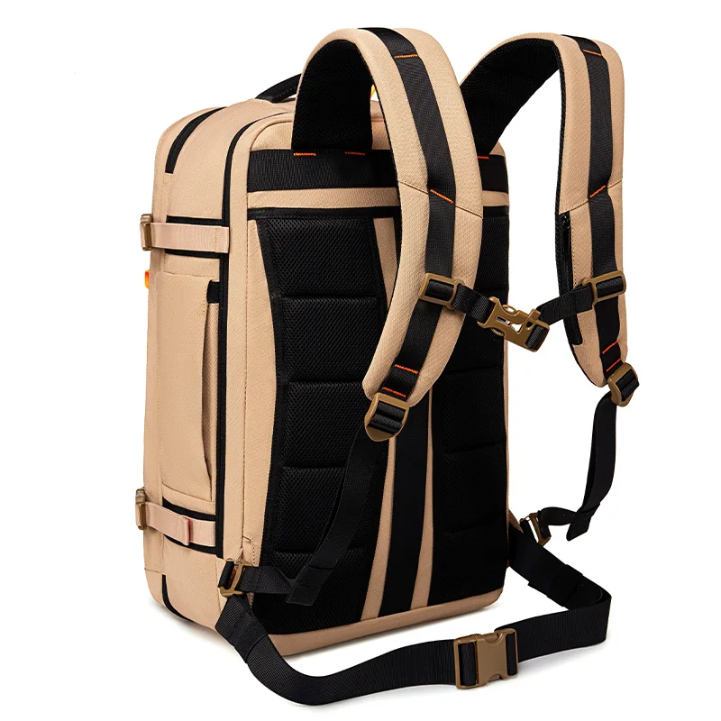 FENRUIEN Men's Large Expandable Travel Backpack - Versatile Hiking Bag, Airline-Approved Carry-On, 17.3 Inch Laptop Backpack