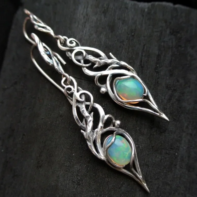 Boucles d'oreilles creuses en métal, style bohème, Vintage, Forge et sculpté, pour accessoires personnalisés exagérés, adaptés